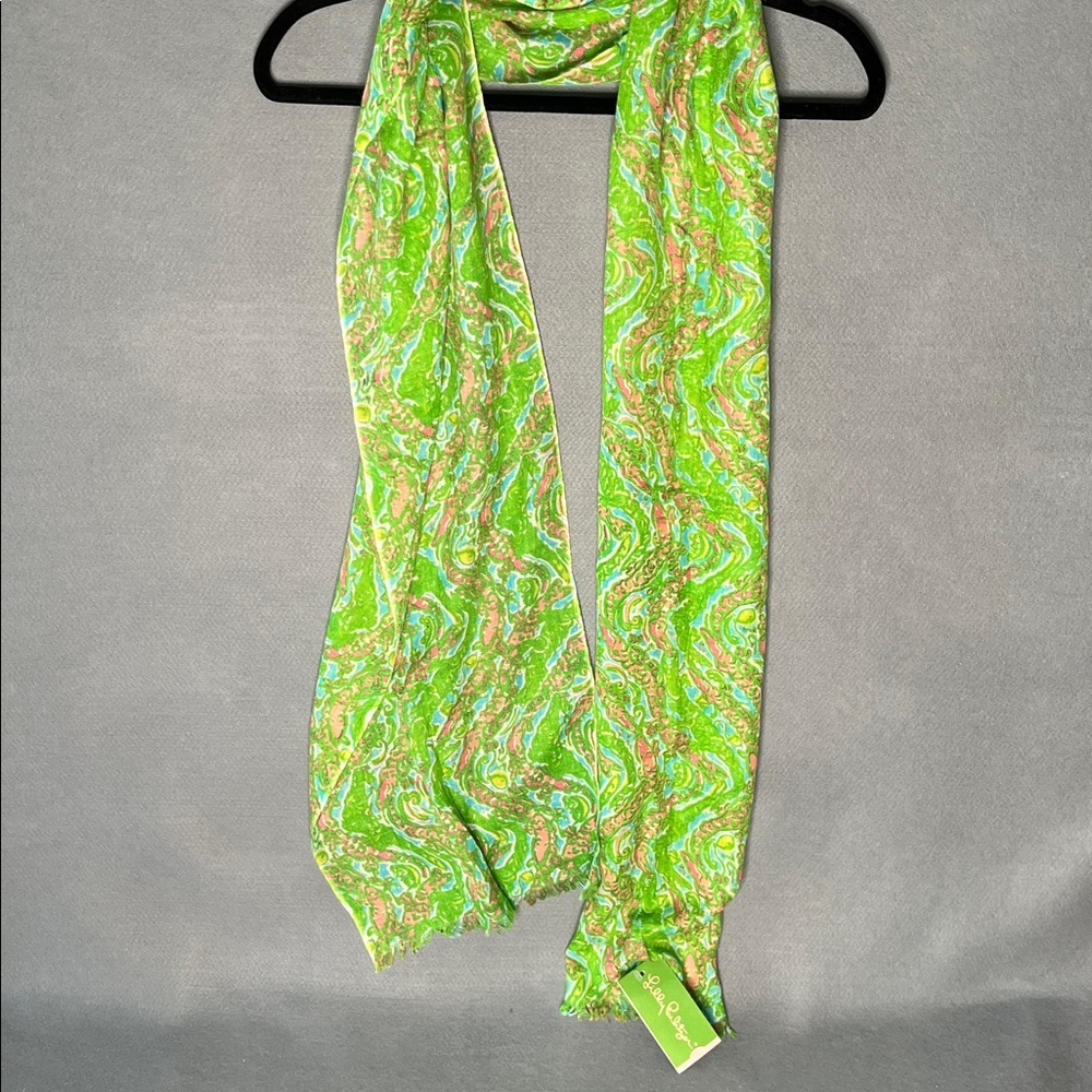 Lilly Pulitzer Silk/Cashmere Scarf
